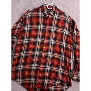 Vintage Polo Ralph Lauren Shirt Mens Medium Blaire Lightweight Flannel Outdoor M